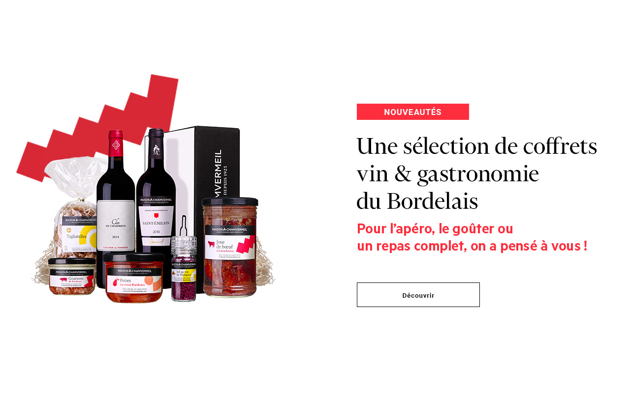 Nouveaux coffrets gastronomie et vins de Bordeaux